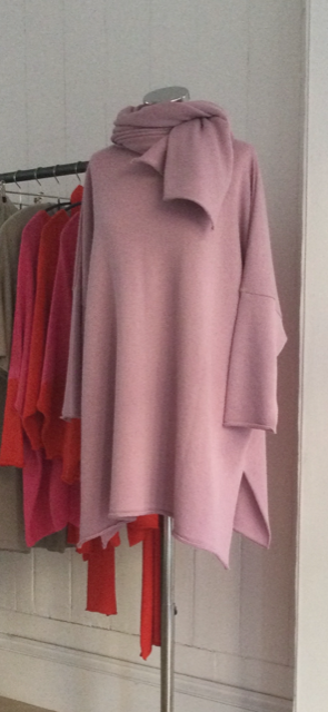 Dusty Rose Side Split Tunic