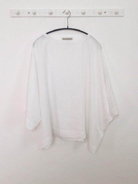 White Linen Top