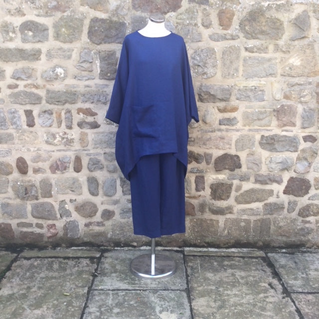 Navy Linen Tunic