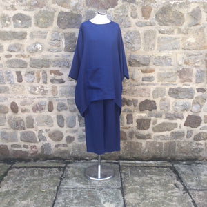 Navy Linen Tunic