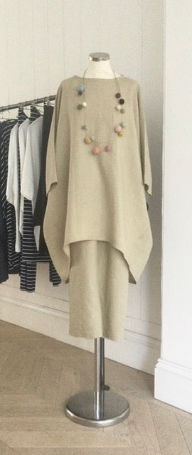 Taupe Linen Tunic