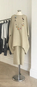 Taupe Linen Tunic